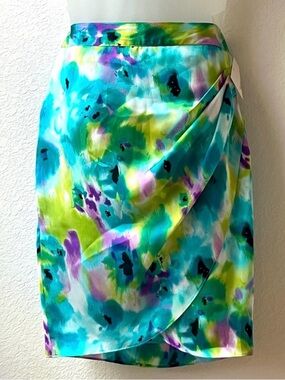 Aqua Floral Turquoise & Lime for spring and summer